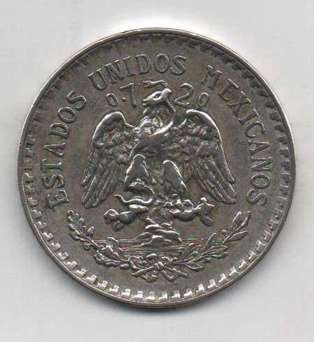 MEXICO DEL AÑO 1922 DE 1 PESO