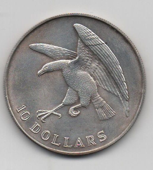 SINGAPUR DEL AÑO 1974 DE 10 DOLARES