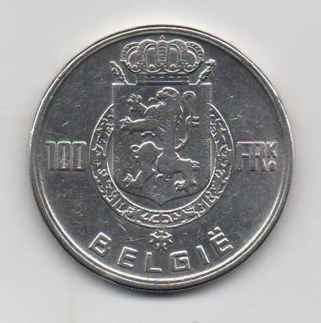BELGICA DEL AÑO 1949 DE 100 FRANCOS