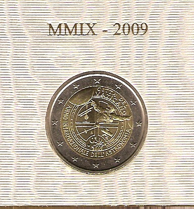 AÑO 2009- ESTUCHE DE MONEDA DE 2 EUROS CITTA DEL VATICANO