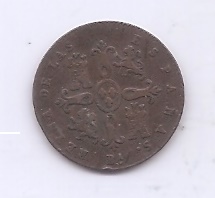 ESPAÑA ISABEL II DEL AÑO 1858 2 MARAVEDIES