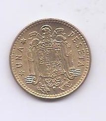 ESPAÑA DEL AÑO 1975*77 DE 1 PESETA