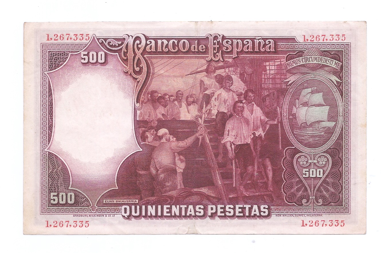II REPUBLICA AÑO 1931 DE 500 PTS