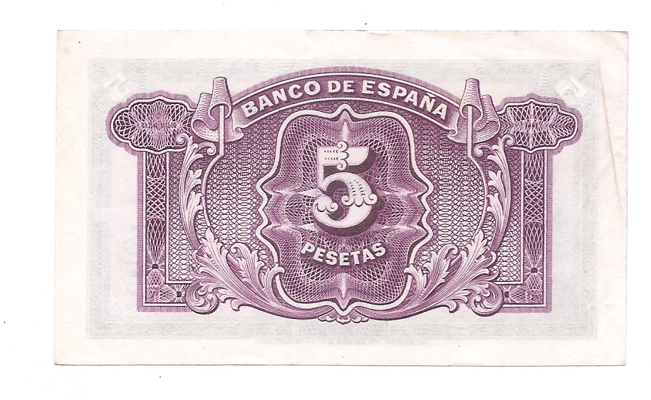 II REPUBLICA AÑO 1935 DE 5 PTS