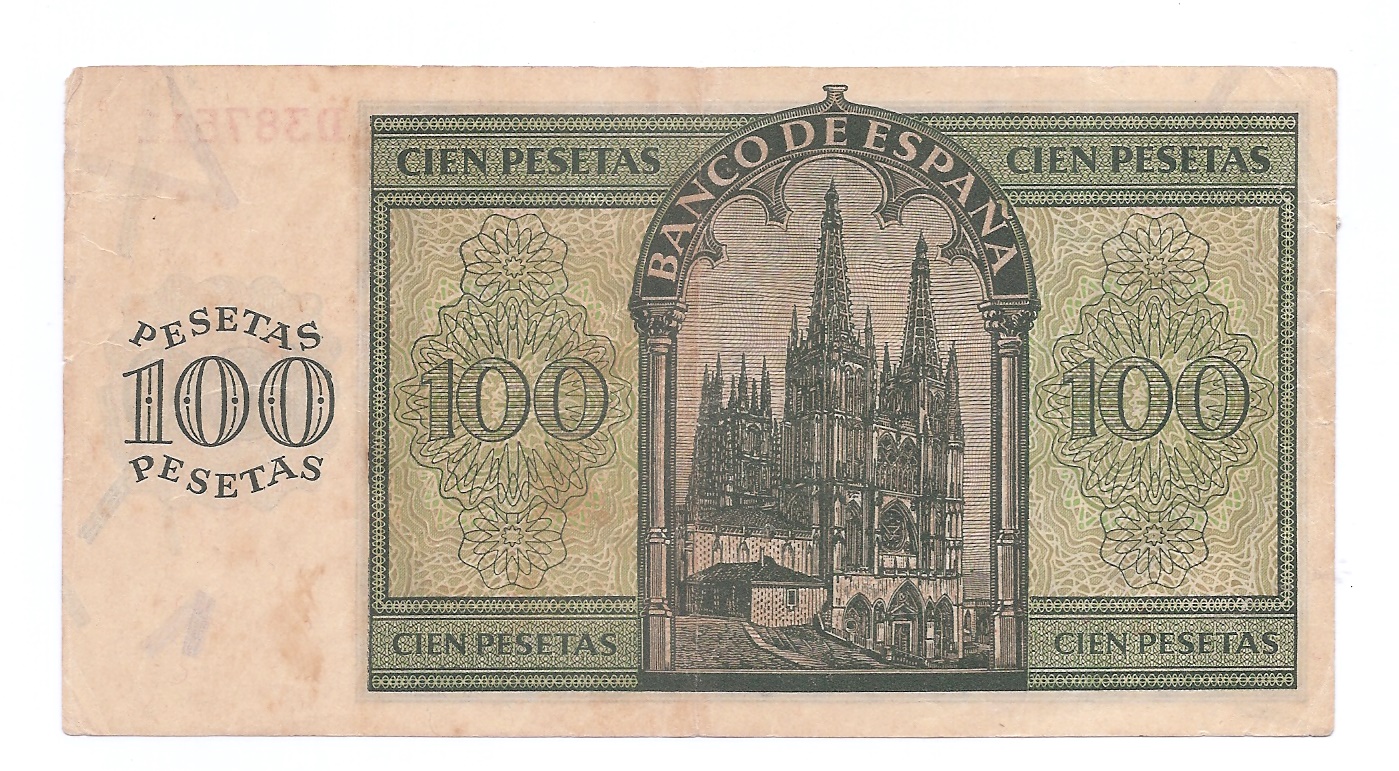 ESTADO ESPAÑOL AÑO 1936 DE 100 PTS