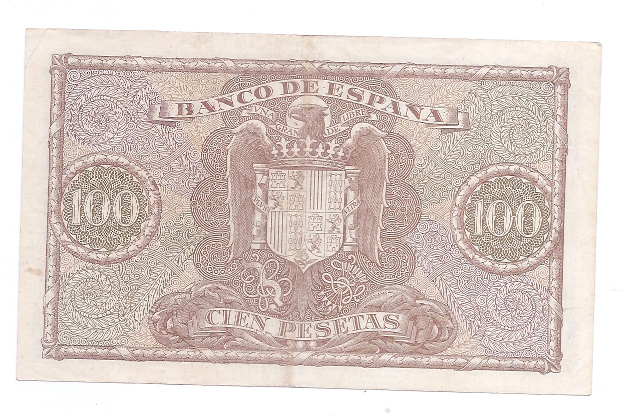 ESTADO ESPAÑOL AÑO 1940 DE 100 PTS