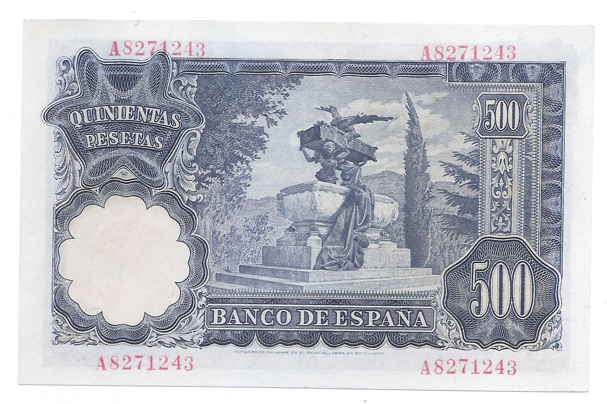 ESTADO ESPAÑOL AÑO 1951 DE 500 PTS
