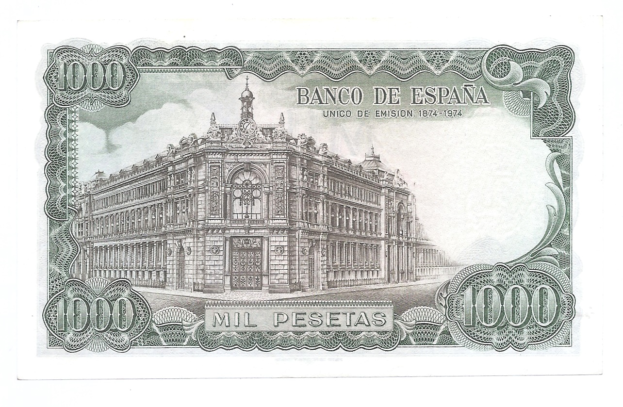 ESTADO ESPAÑOL AÑO 1971 DE 1000 PTS
