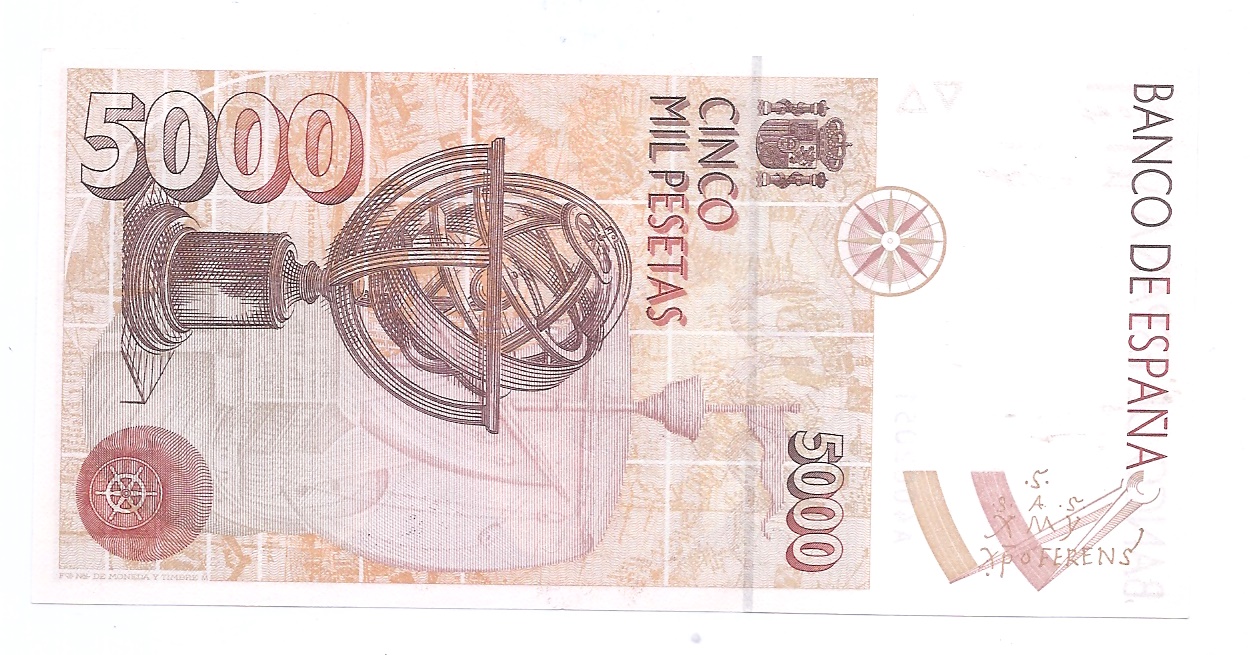 REINADO JUAN CARLOS I AÑO 1992 DE 5000 PTS