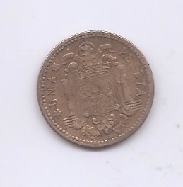 ESTADO ESPAÑOL (FRANCO) DEL AÑO 1947*54 DE 1 PESETA