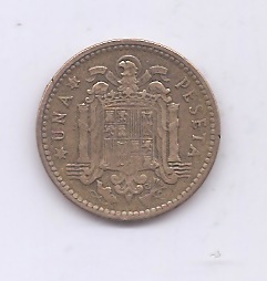 ESTADO ESPAÑOL (FRANCO) DEL AÑO 1953*61 DE 1 PESETA