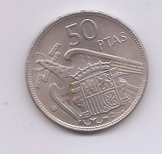 ESTADO ESPÀÑOL (FRANCO) DEL AÑO 1957*67 DE 50 PESETAS