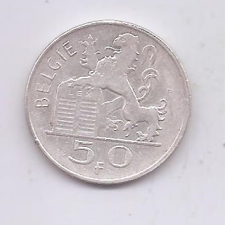 BELGICA DEL AÑO 1948 DE 50 FRANCOS