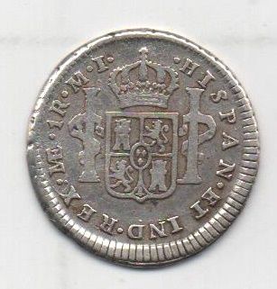 ESPAÑA CARLOS III DEL AÑO 1782 DE 1 REAL