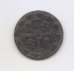 ESPAÑA FERNANDO VII DEL AÑO 1814 DE 1 CUARTO DE REAL