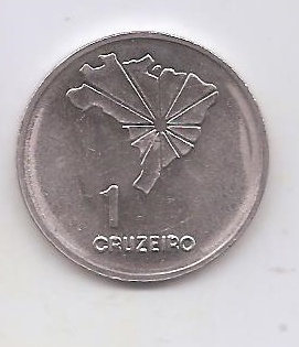 BRASIL DEL AÑO 1972 DE 1 CRUCEIRO