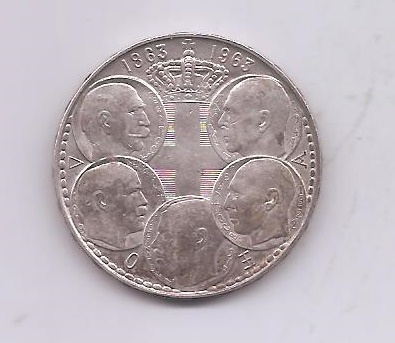 GRECIA DEL AÑO 1963 DE 30 DRACHMAS