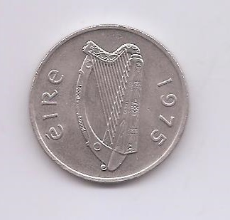 IRLANDA DEL AÑO 1975 DE 10 PENCE
