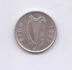 IRLANDA DEL AÑO 1993 DE 5 PENCE