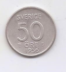 SUECIA DEL AÑO 1956 DE 50 ORE TS