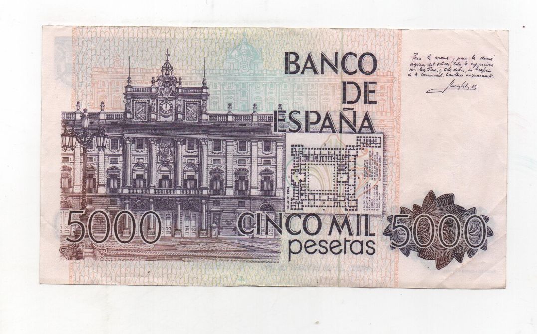 ESTADO ESPAÑOL AÑO 1979 (23/10) DE 5000 PTS