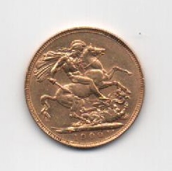 GRAN BRETAÑA DEL AÑO 1900 DE 1 LIBRA