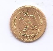 MEXICO DEL AÑO 1945 DE 2 PESOS Y MEDIO