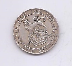 GRAN BRETAÑA DEL AÑO 1920 DE 1 SHILLING