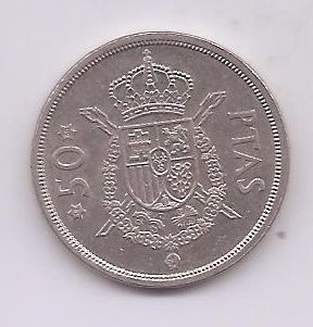 ESPAÑA DEL AÑO 1975*80 DE 50 PESETAS