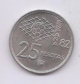 ESPAÑA DEL AÑO 1980*81 DE 25 PESETAS
