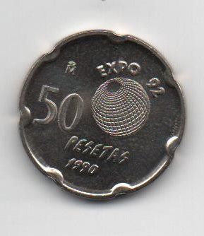 ESPAÑA DEL AÑO 1990 DE 50 PESETAS