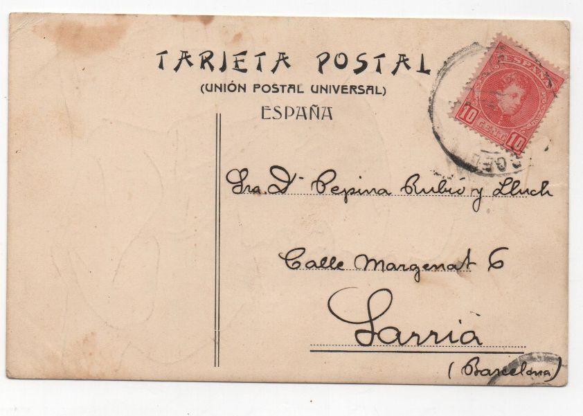 ESPAÑA POSTAL Nº 13 DIBUJO MORO