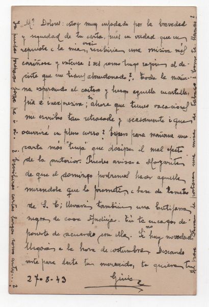 ESPAÑA POSTAL Nº 50 T. POSTAL SELLO FRANCO DE 20 CENTIMOS