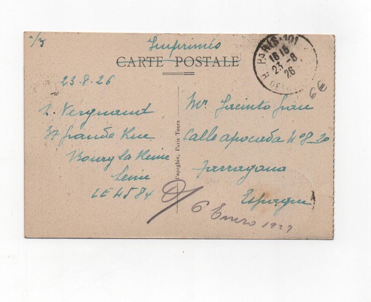 FRANCIA POSTAL N-48 PANORAMICA