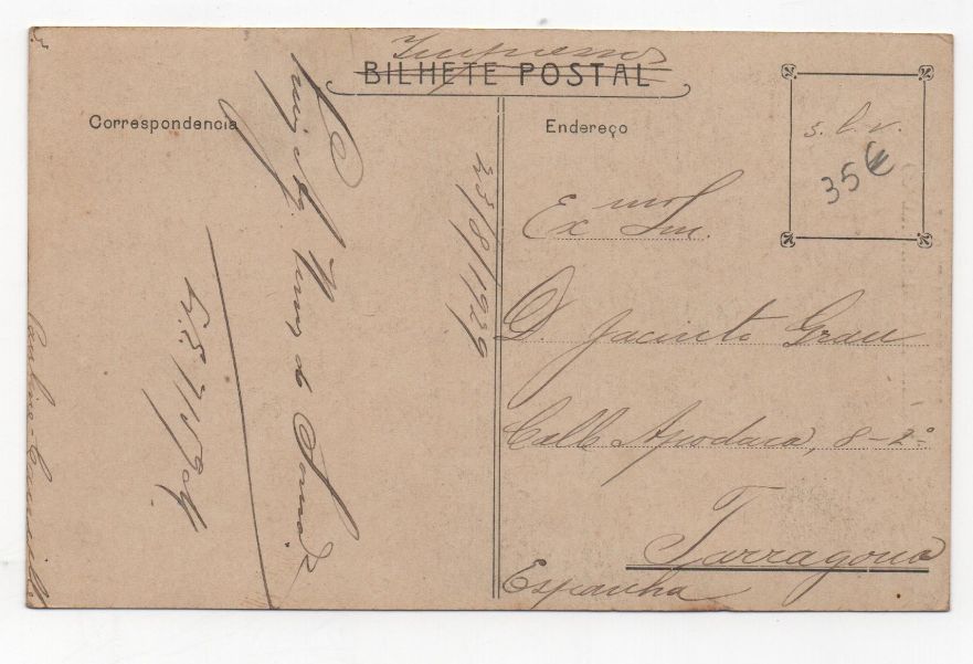 PORTUGAL POSTAL N-50 (COSTUMBRES PORTUGUESAS)