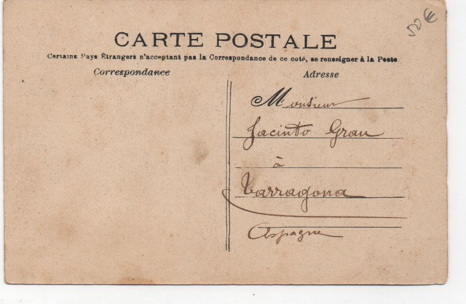 FRANCIA POSTAL N-58 (MARSELLA)