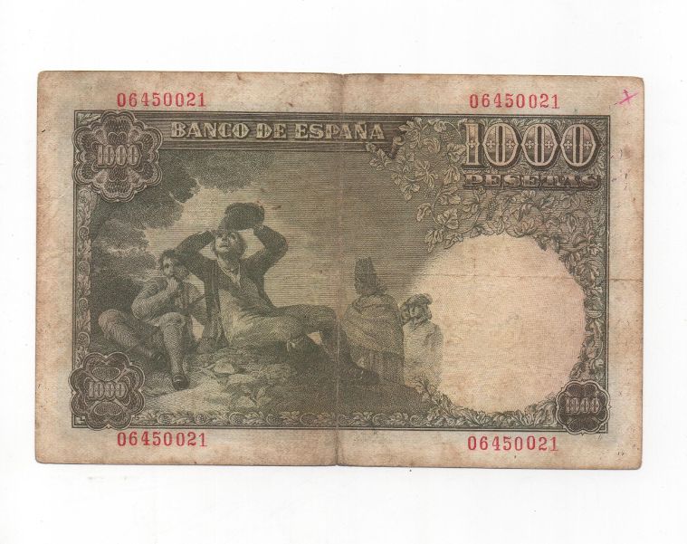 ESTADO ESPAÑOL AÑO 1949 (04/11) DE 1000 PESETAS
