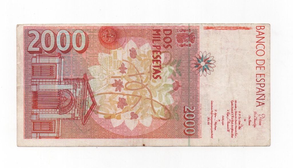 REINADO JUAN CARLOS I AÑO 1992 (24/04) DE 2000 PESETAS