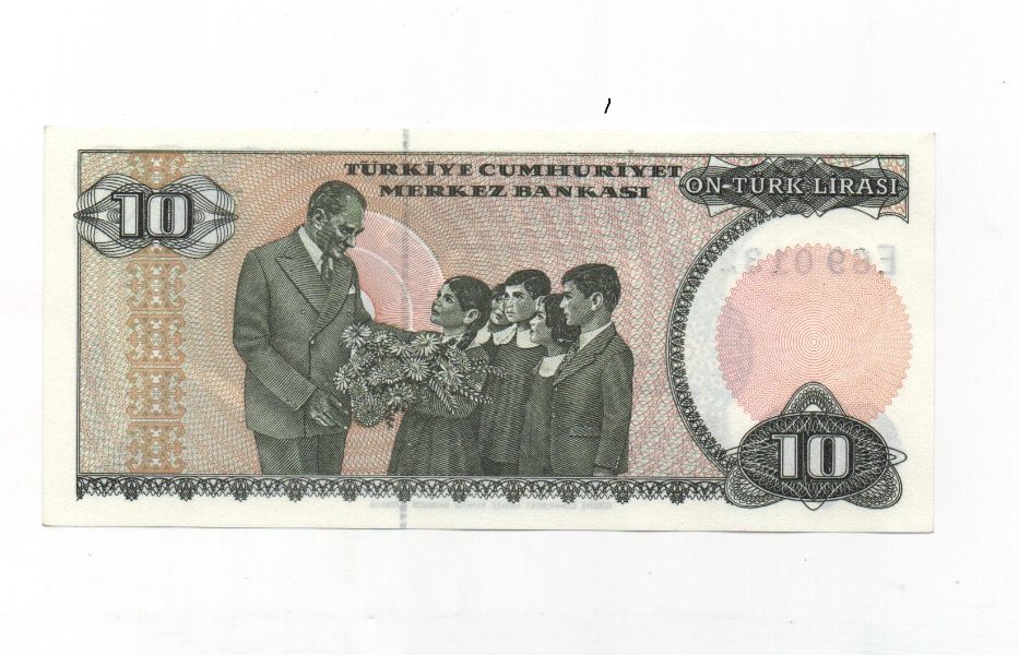 TURKIA DEL AÑO 1979 DE 10 LIRASI