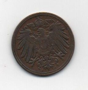 ALEMANIA IMPERIO DEL AÑO 1901 LETRA J DE 1 PFENNIG