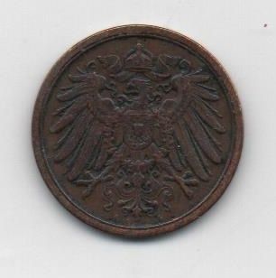 ALEMANIA IMPERIO DEL AÑO 1910 LETRA A DE 2 PFENNIG