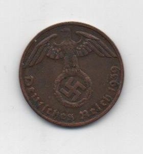 ALEMANIA REICH DEL AÑO 1939 LETRA F DE 1 REICHSPFENNING