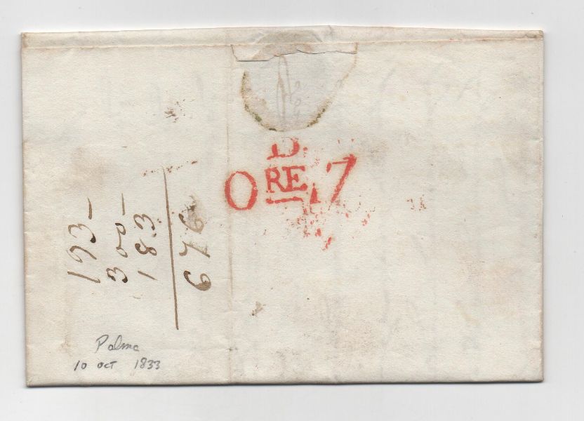 ESPAÑA Nº 24 MALLORCA DEL 10-10-1833