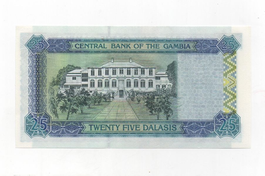 GAMBIA DEL AÑO 2001 DE 25 DALASIS