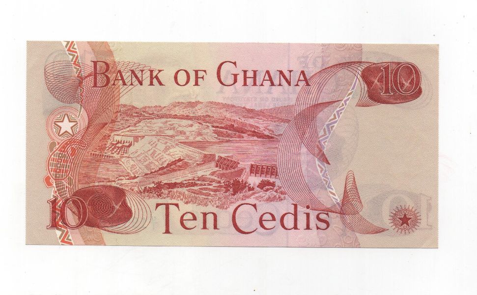 GHANA DEL AÑO 1978 DE 10 CEDIS