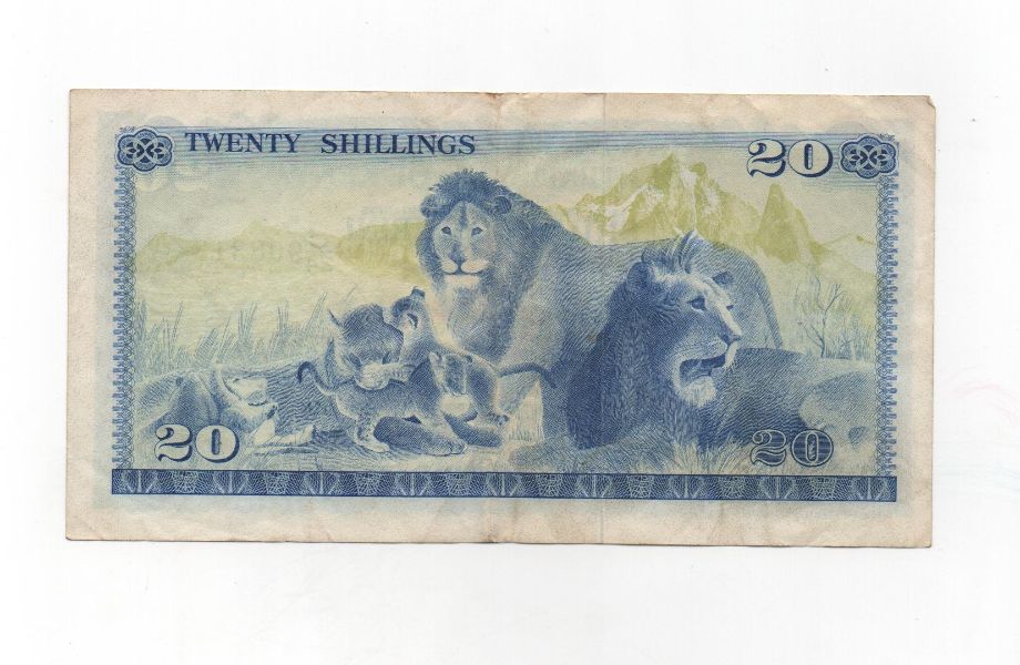 KENIA DEL AÑO 1978 DE 20 SHILLINGS
