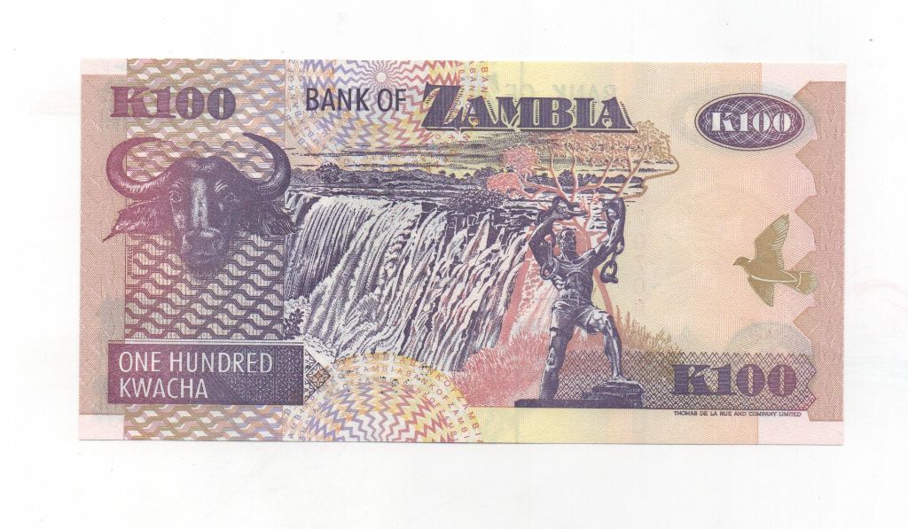 ZAMBIA DEL AÑO 2003 DE 100 KWACHA