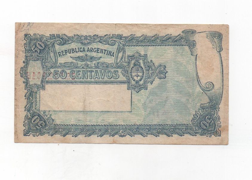 ARGENTINA DEL AÑO 1947 DE 50 CENTAVOS