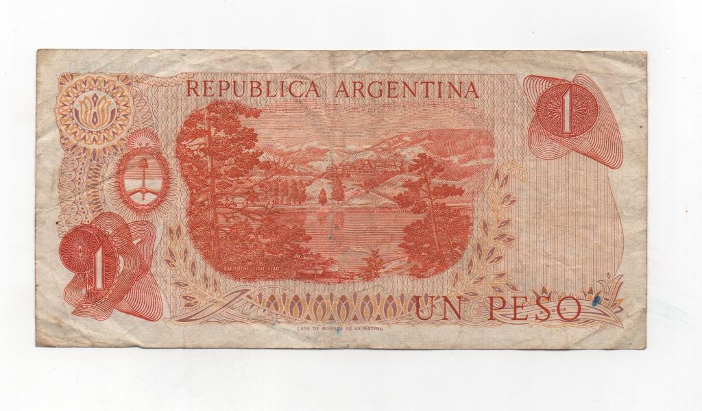 ARGENTINA DEL AÑO 1974 DE 1 PESO