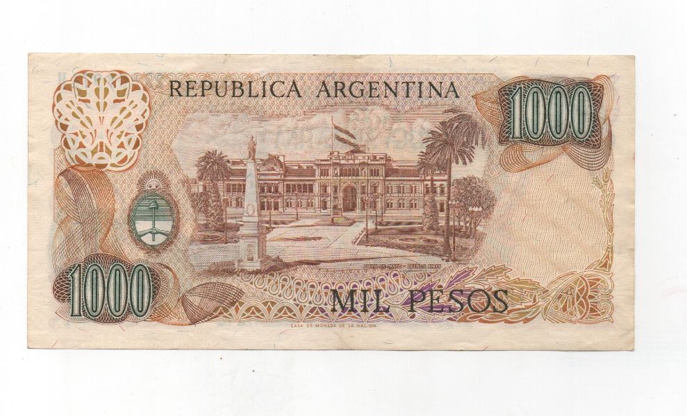 ARGENTINA DEL AÑO 1973-1976 DE 1000 PESOS